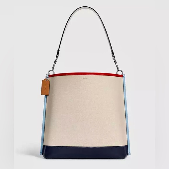 NEW Coach Mollie Bucket Bag in Colorblock - Picture 3 of 6